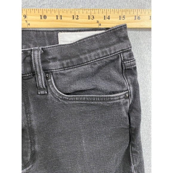 Rag and Bone Jeans Mens 31x32 Black Standard Issue Fit 2 Slim Zip Fly Casual - Picture 2 of 10